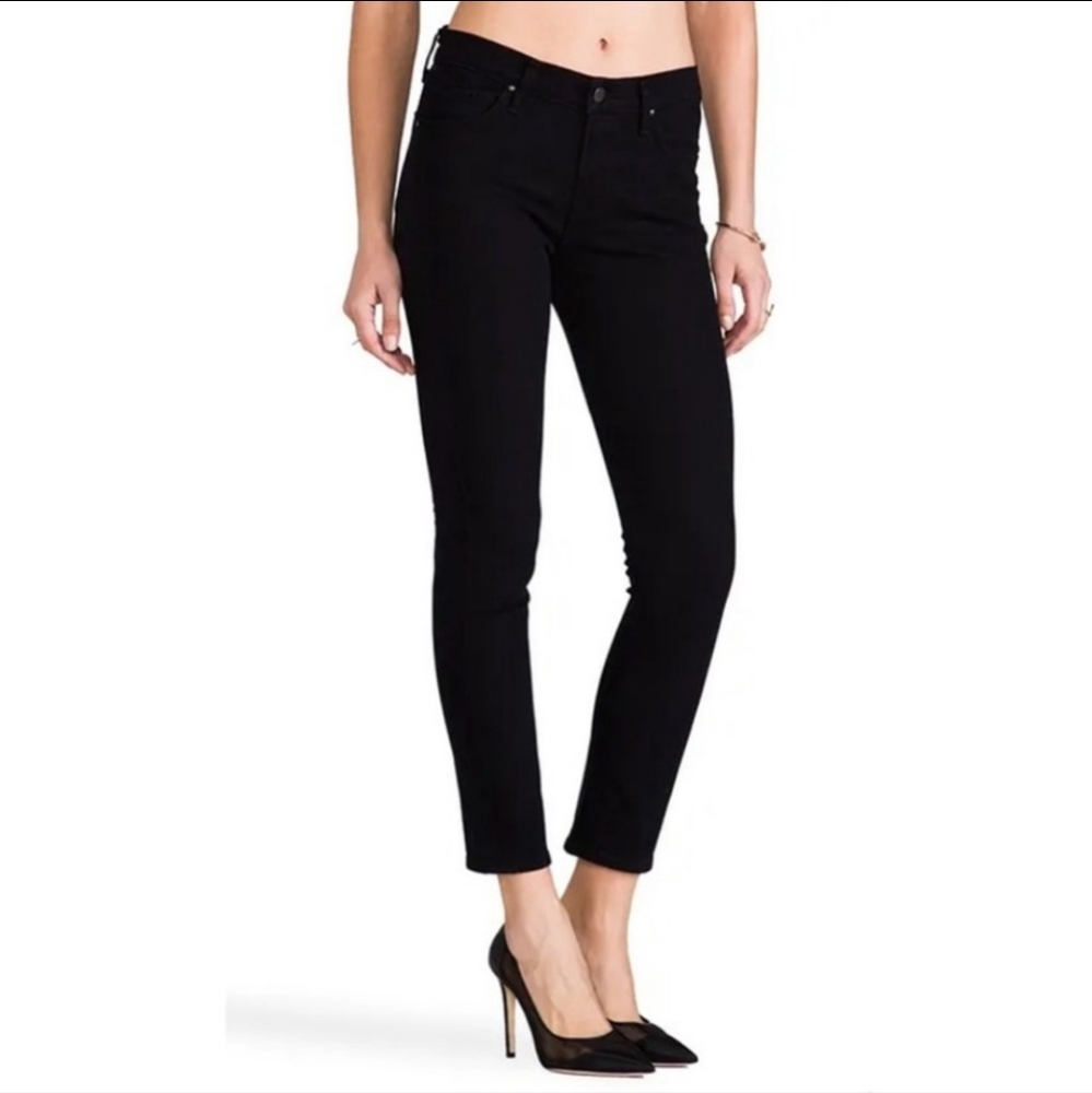 Citizens of Humanity Carlton Ankle Straight Jeans 28 Freefall Black